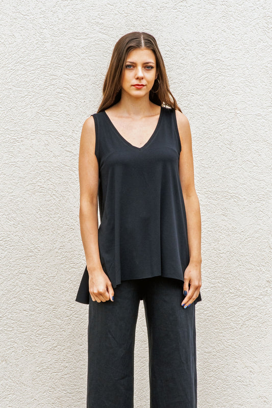 The Thea Top | Sleeveless Jersey Tank