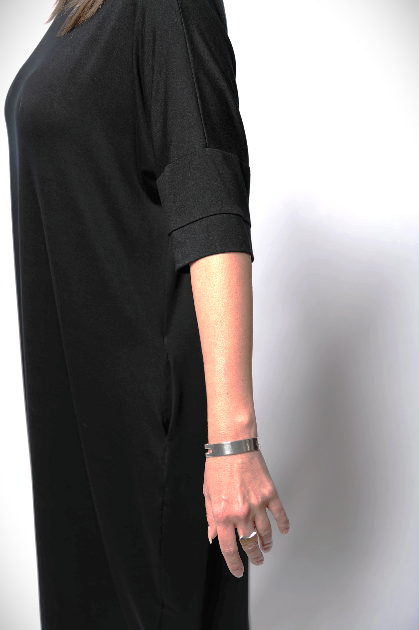 June | Oversized Lightweight Rayon Jersey Dress