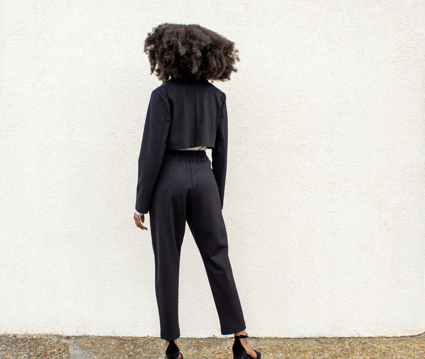 Norma | Black Ankle Length Pants