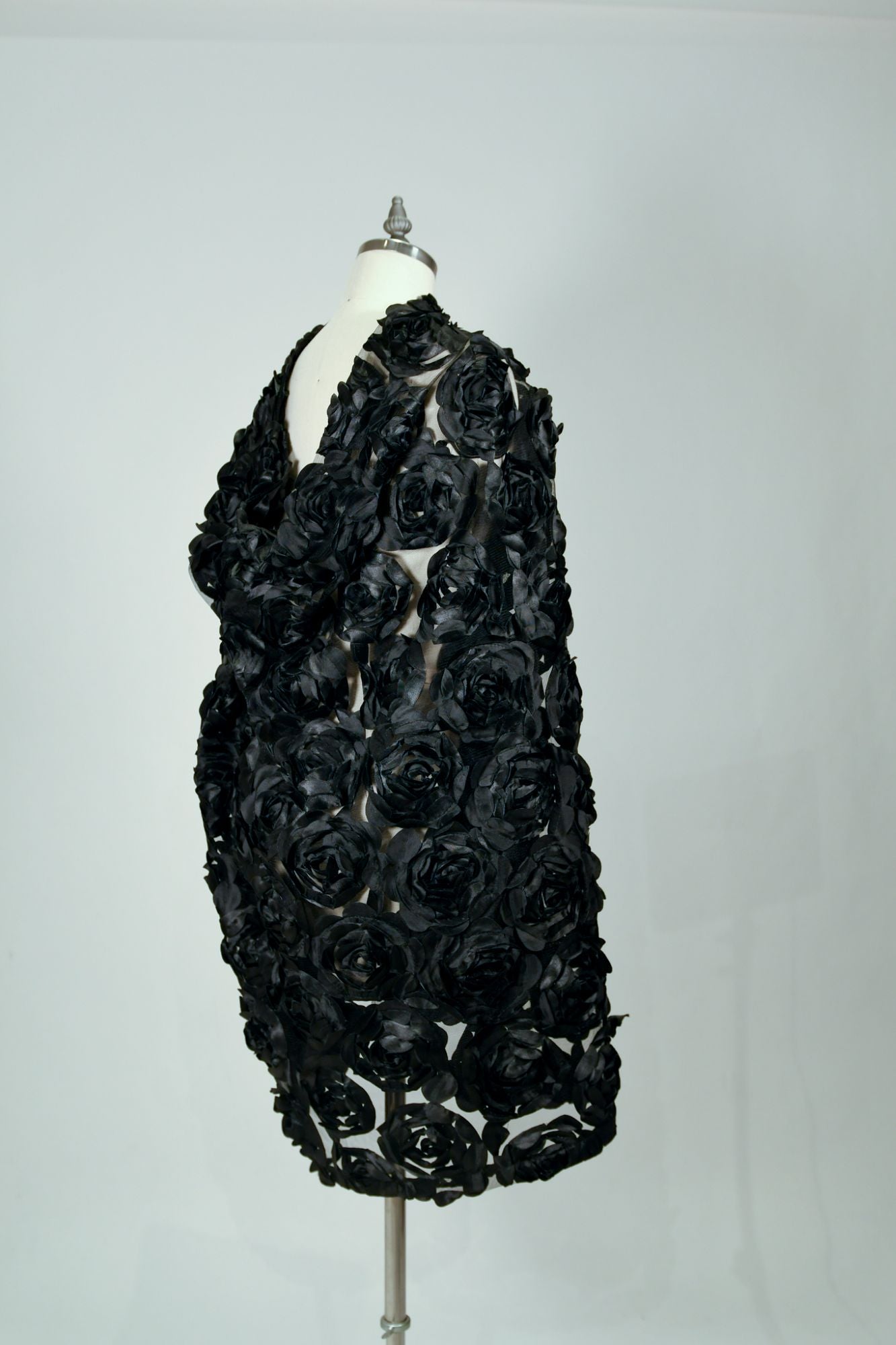 Black Rose | One-of-a-kind Textured Tunic