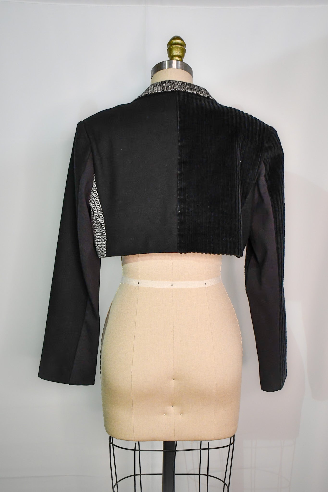 Ornella | One-of-a-kind Cropped Patchwork Blazer