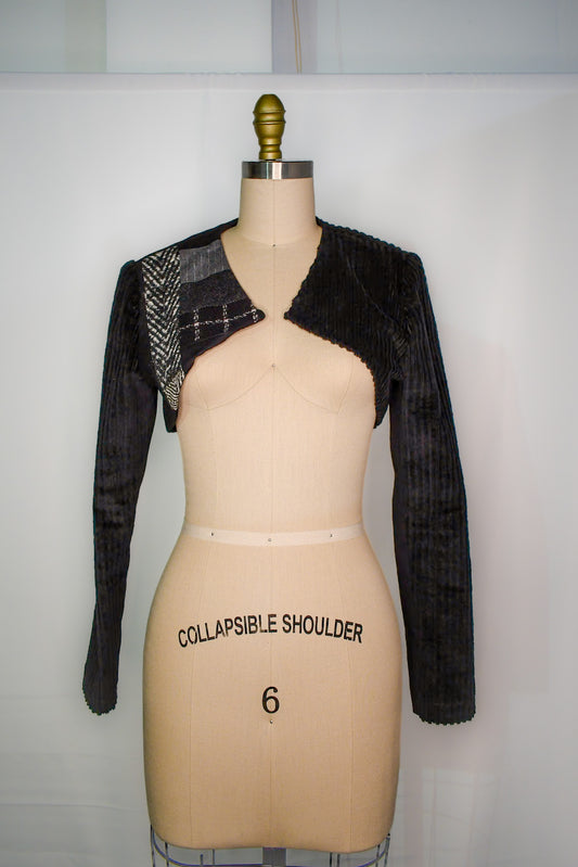 Pat | Cropped Patchwork Bolero Jacket