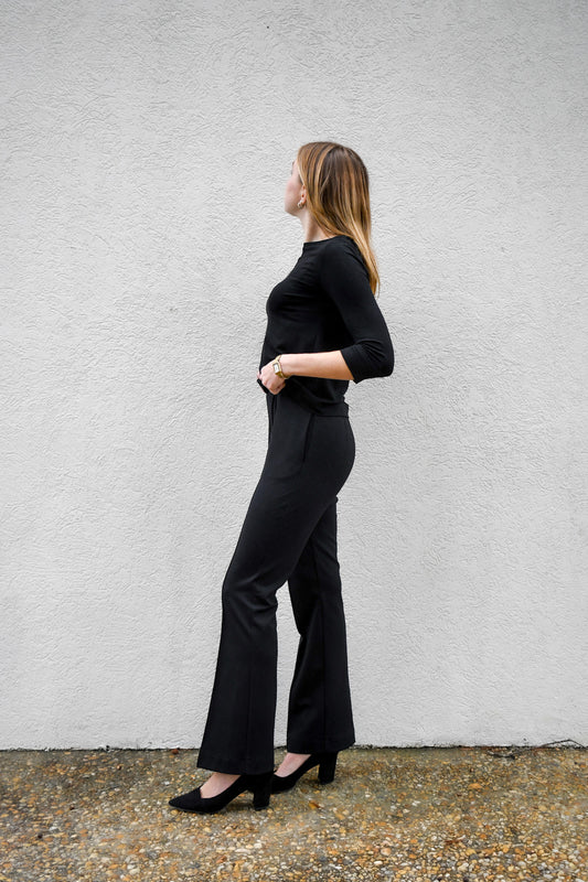 Frankie | Black Flare Pants