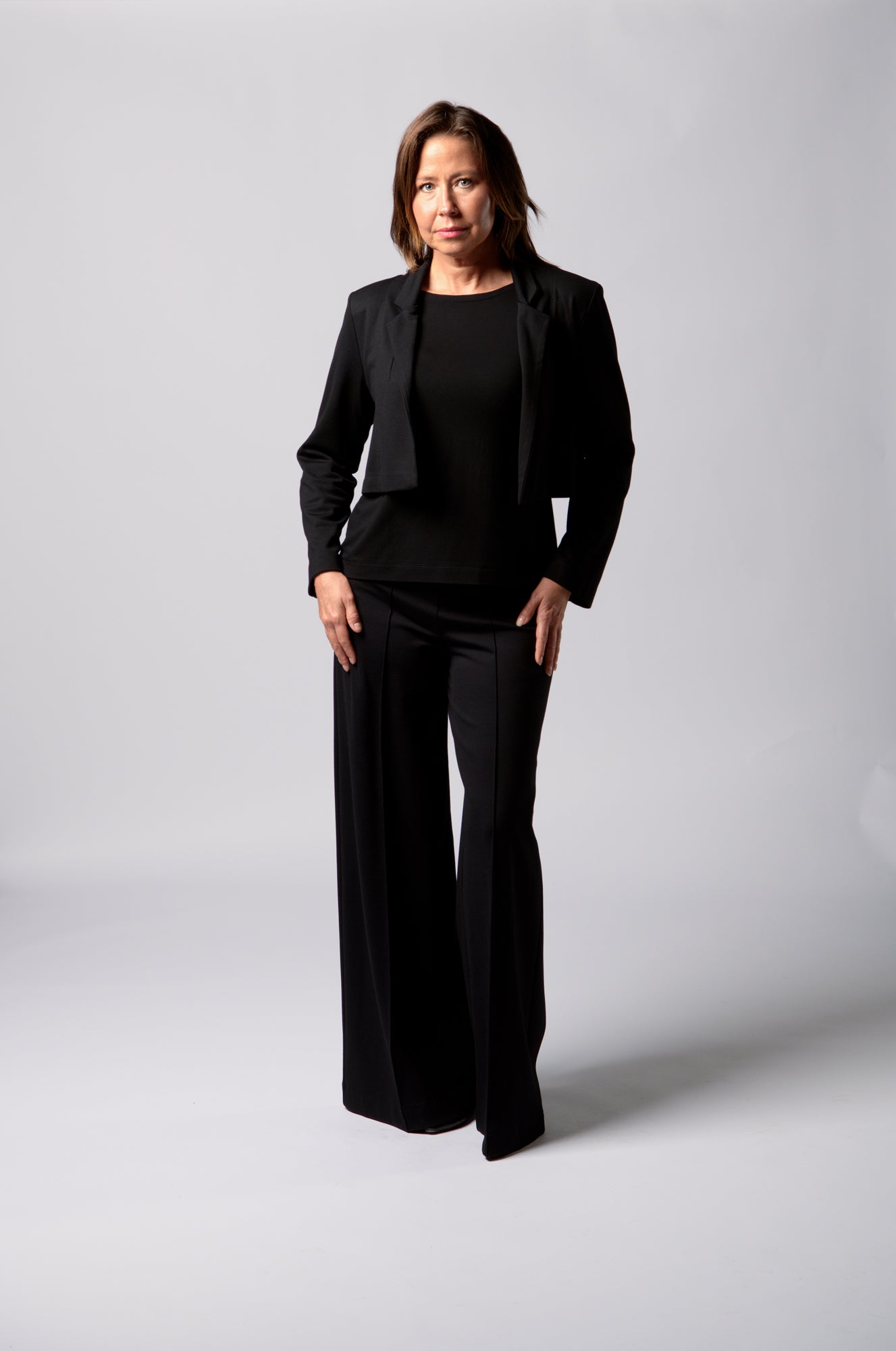 Vanessa | Black Cropped Jacket
