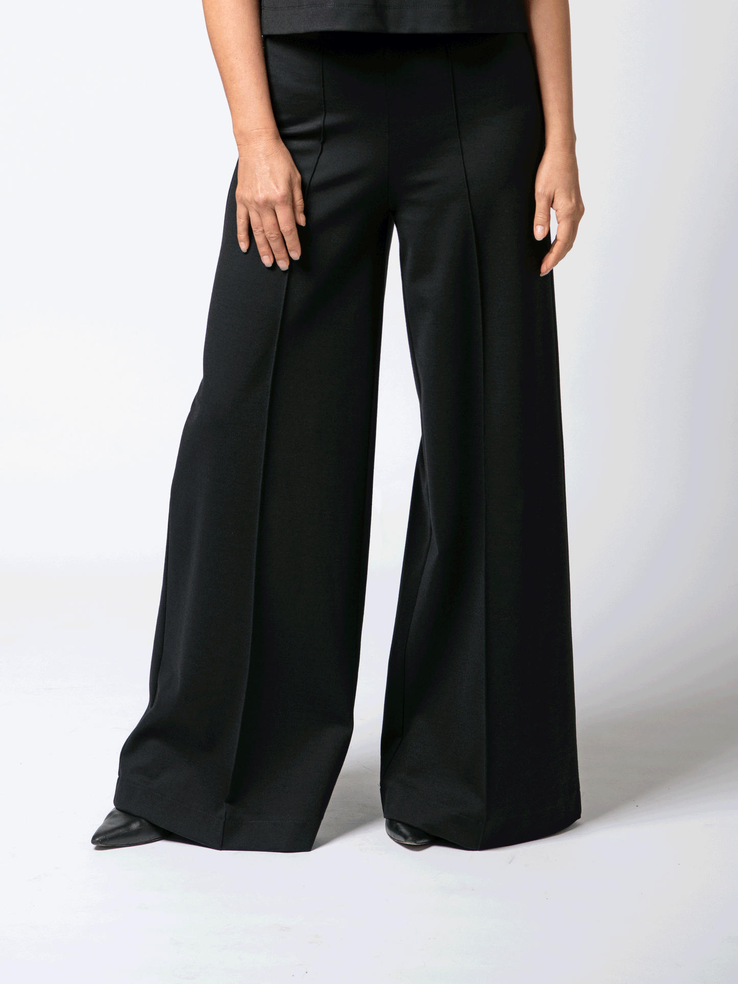 Morgan | Black Wide Pants
