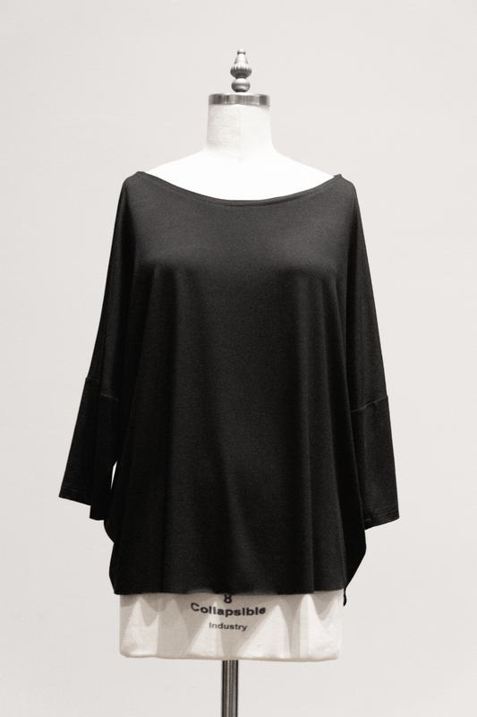 Hampton | 3/4 Sleeve Oversized O-shape Top
