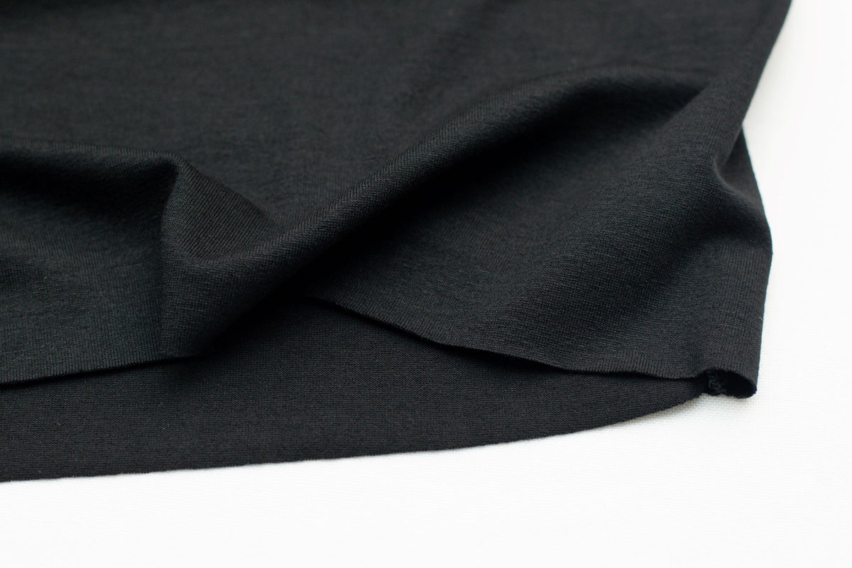 Nora | Black Jersey Tank Dress