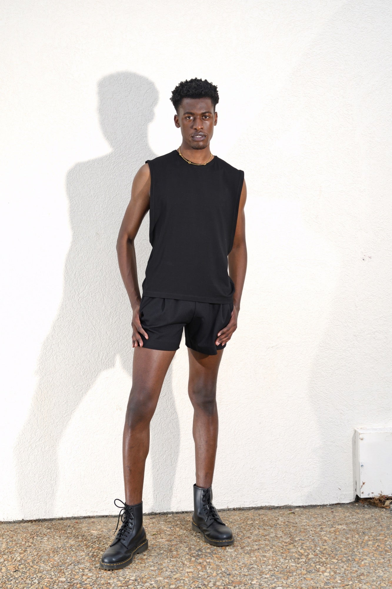 Jacob | Black Sleeveless Top