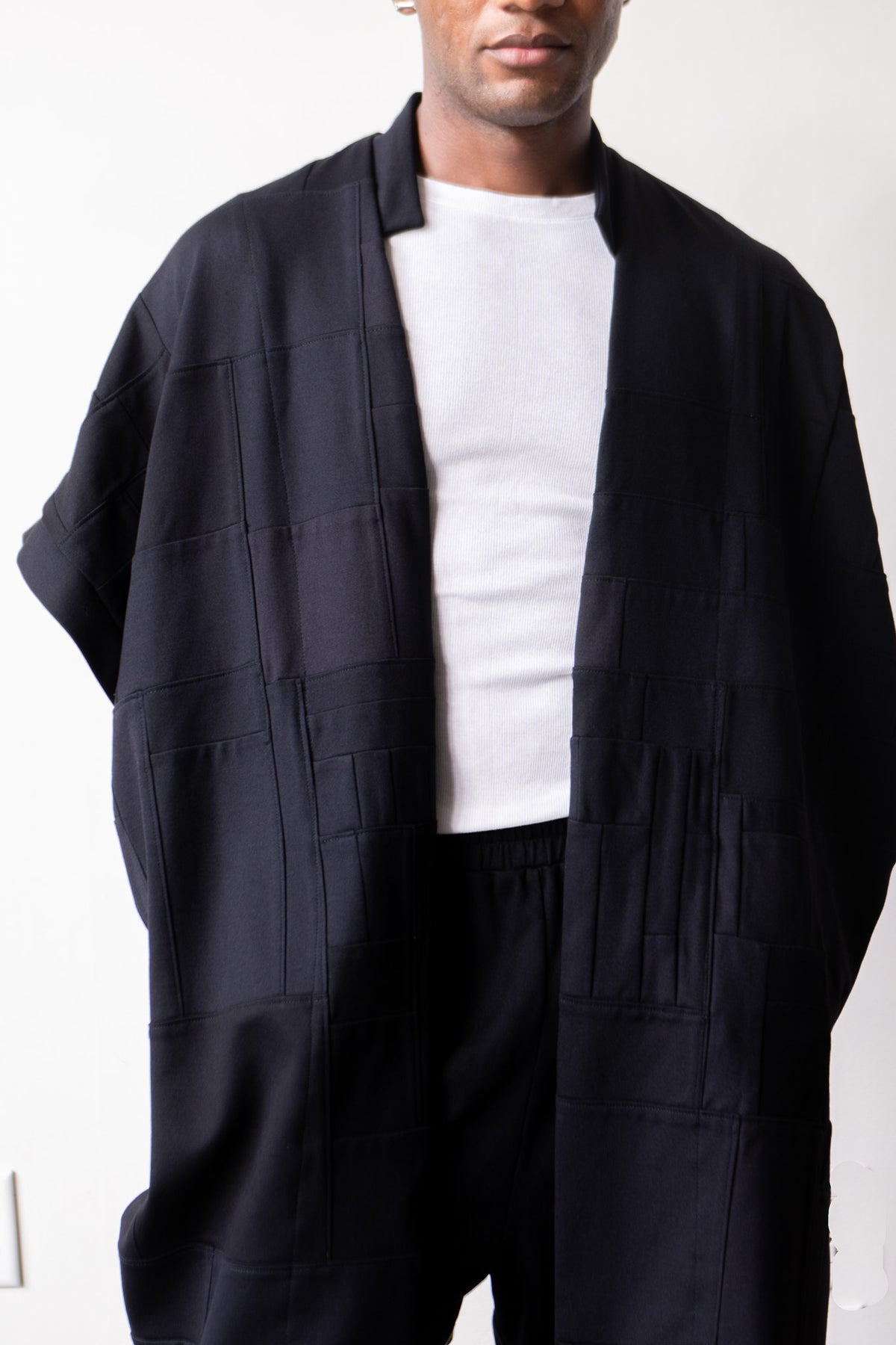 Manhattan | One-of-a-Kind Patchwork Kimono-Poncho