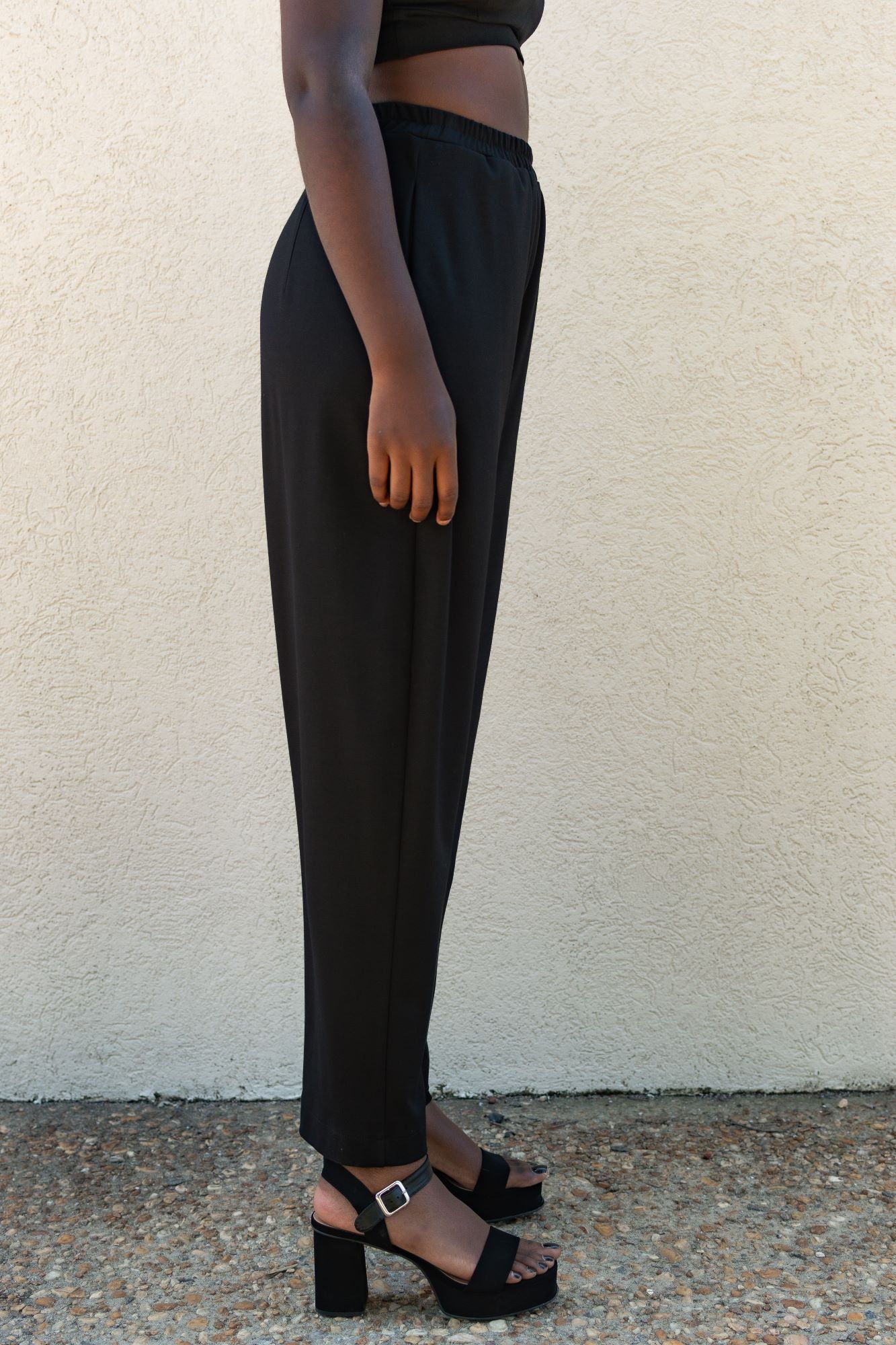 Madison | Black Tall Tapered Pants