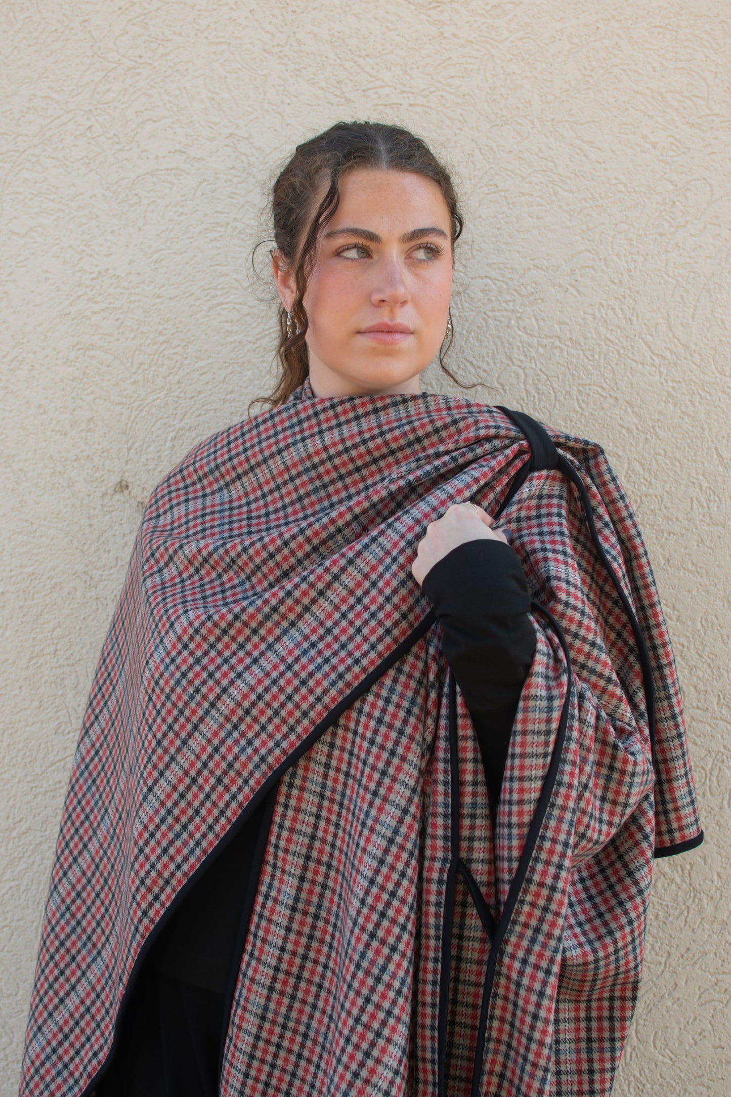 Pagett | Plaid Poncho Wrap