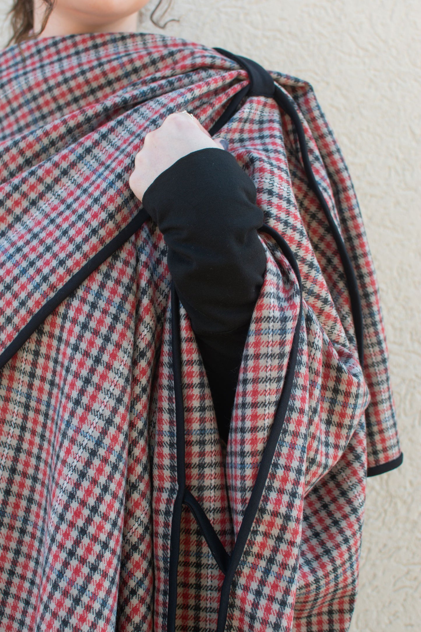 Pagett | Plaid Poncho Wrap