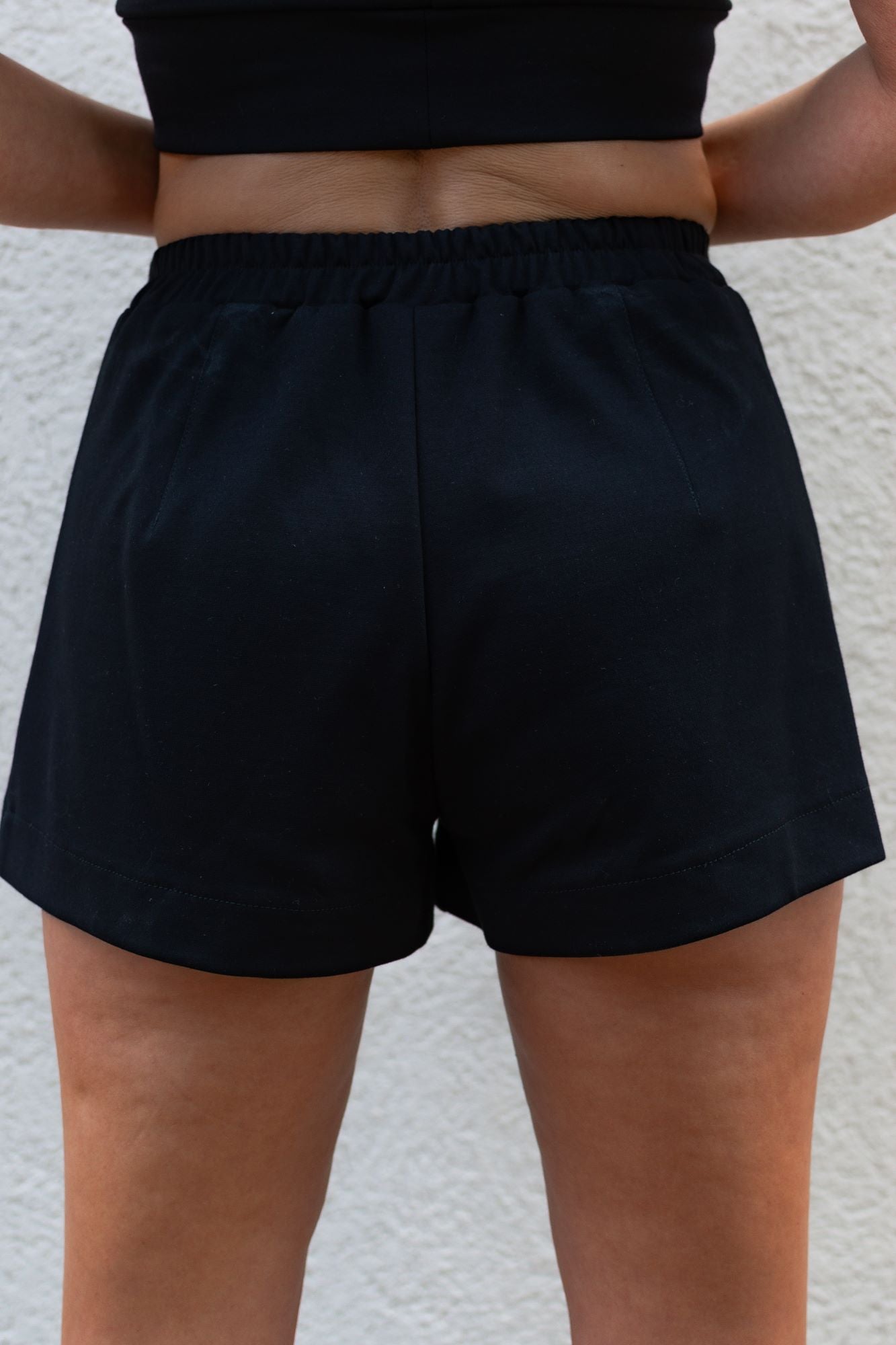 Morgie I Black Ponte Shorts