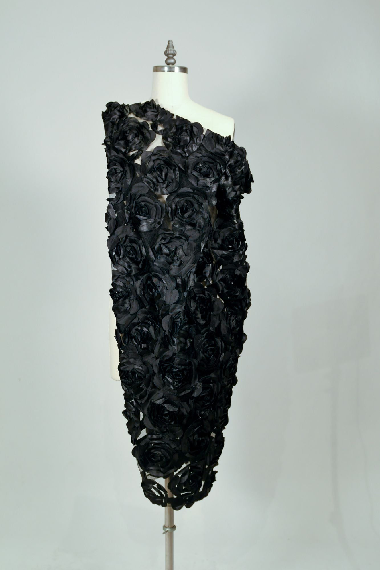 Black Rose | One-of-a-kind Textured Tunic