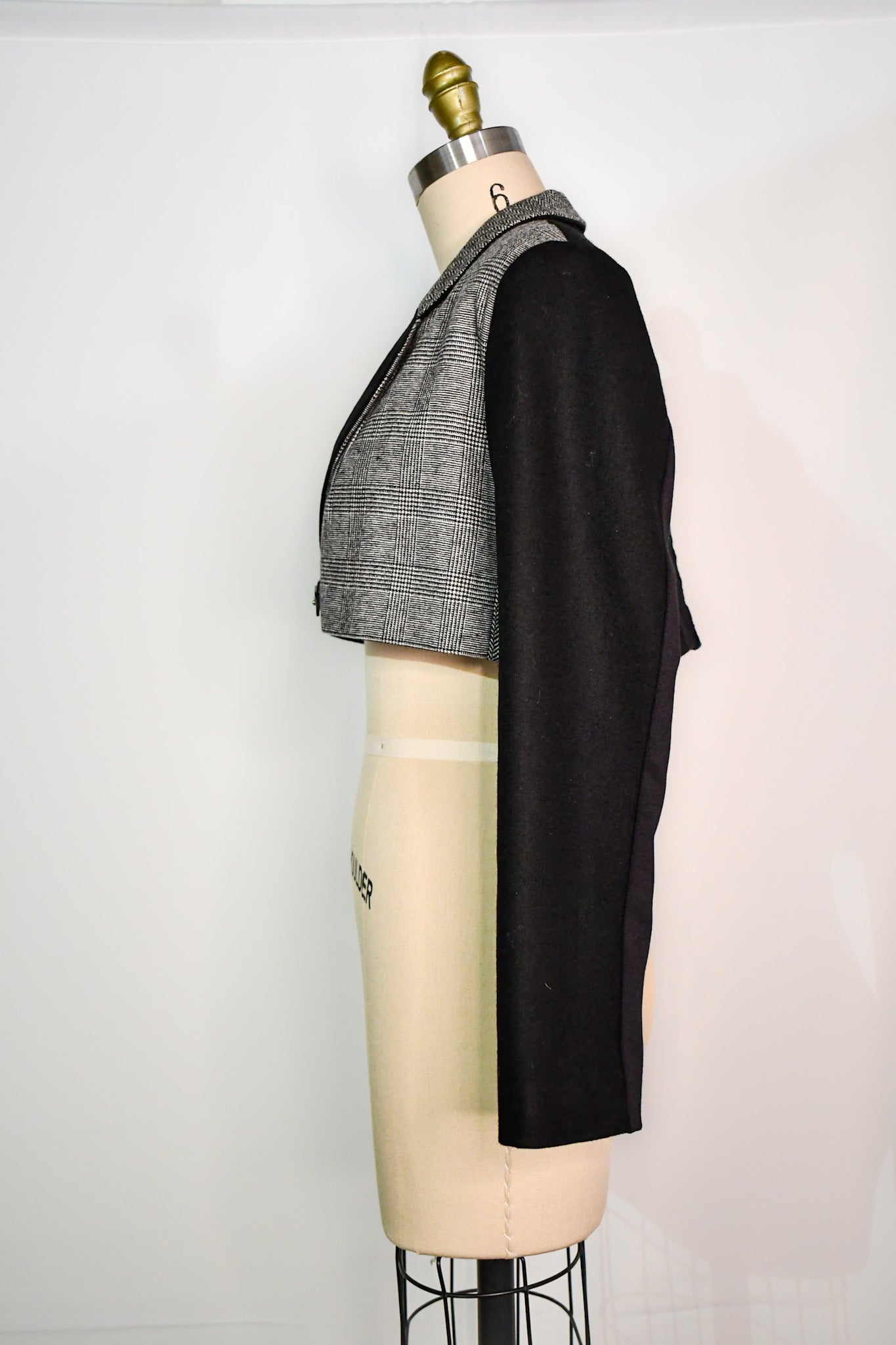 Ornella | One-of-a-kind Cropped Patchwork Blazer