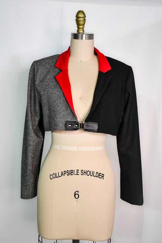 Olive | Cropped Blazer