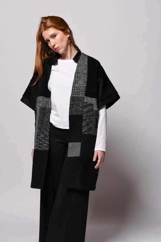 Between Shades | One-of-a-kind Patchwork Kimono Coat