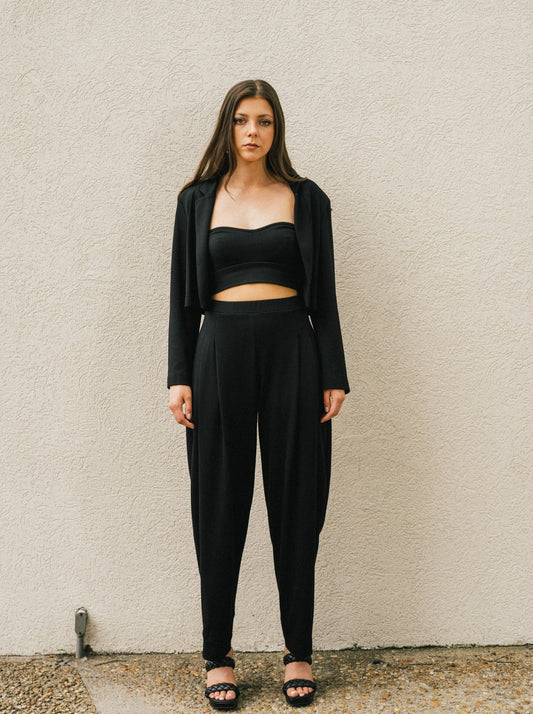 Max | Heavy Knit Tapered Pants