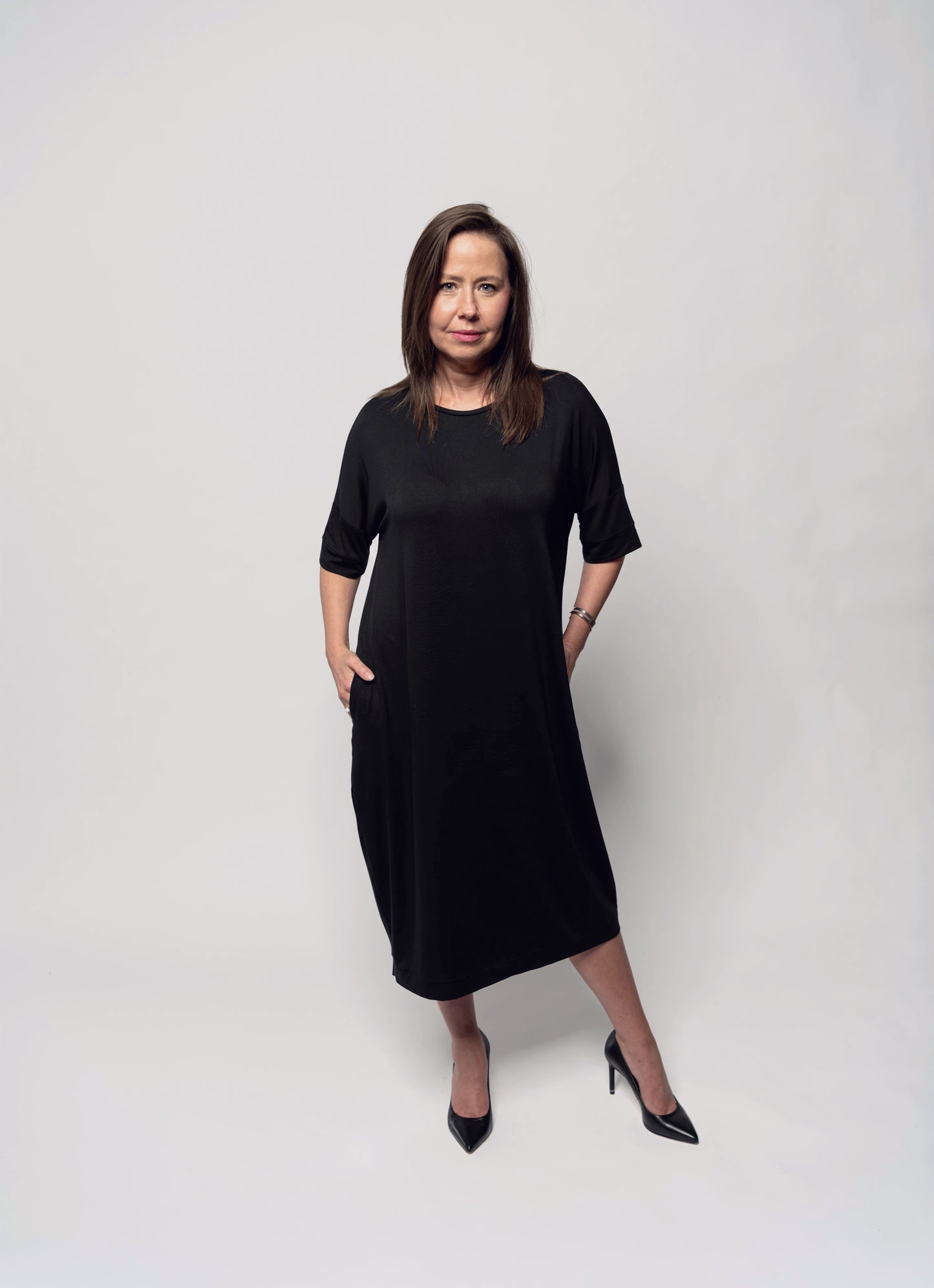 June | Oversized Lightweight Rayon Jersey Dress
