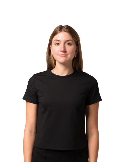 Tove | Black Ponte Crewneck