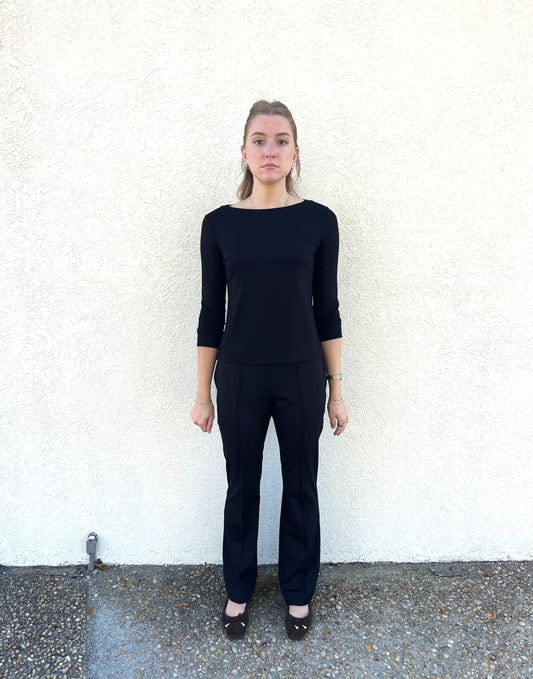Frankie | Black Flare Pants