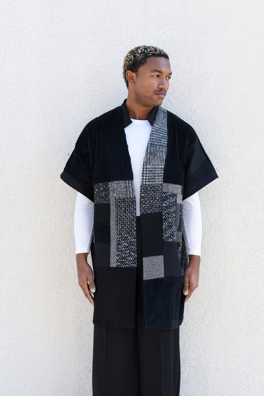 Between Shades | One-of-a-kind Patchwork Kimono Coat