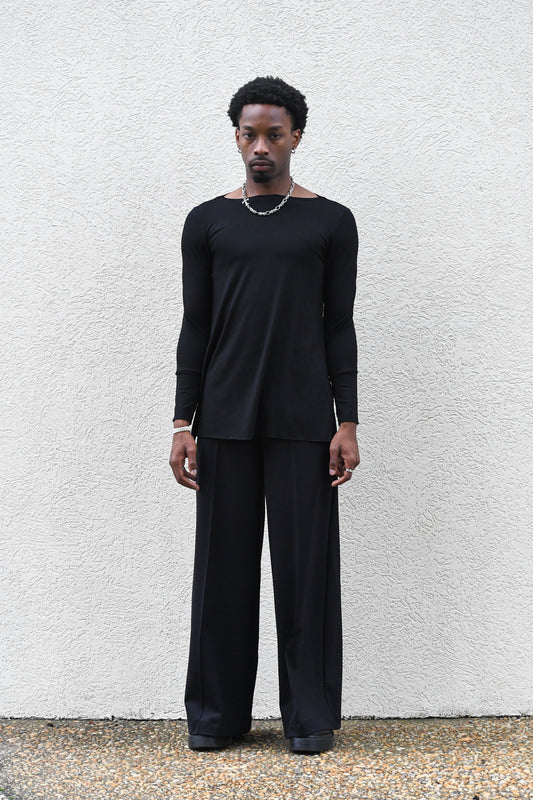 Julia/Julian | Black Ponte Pants