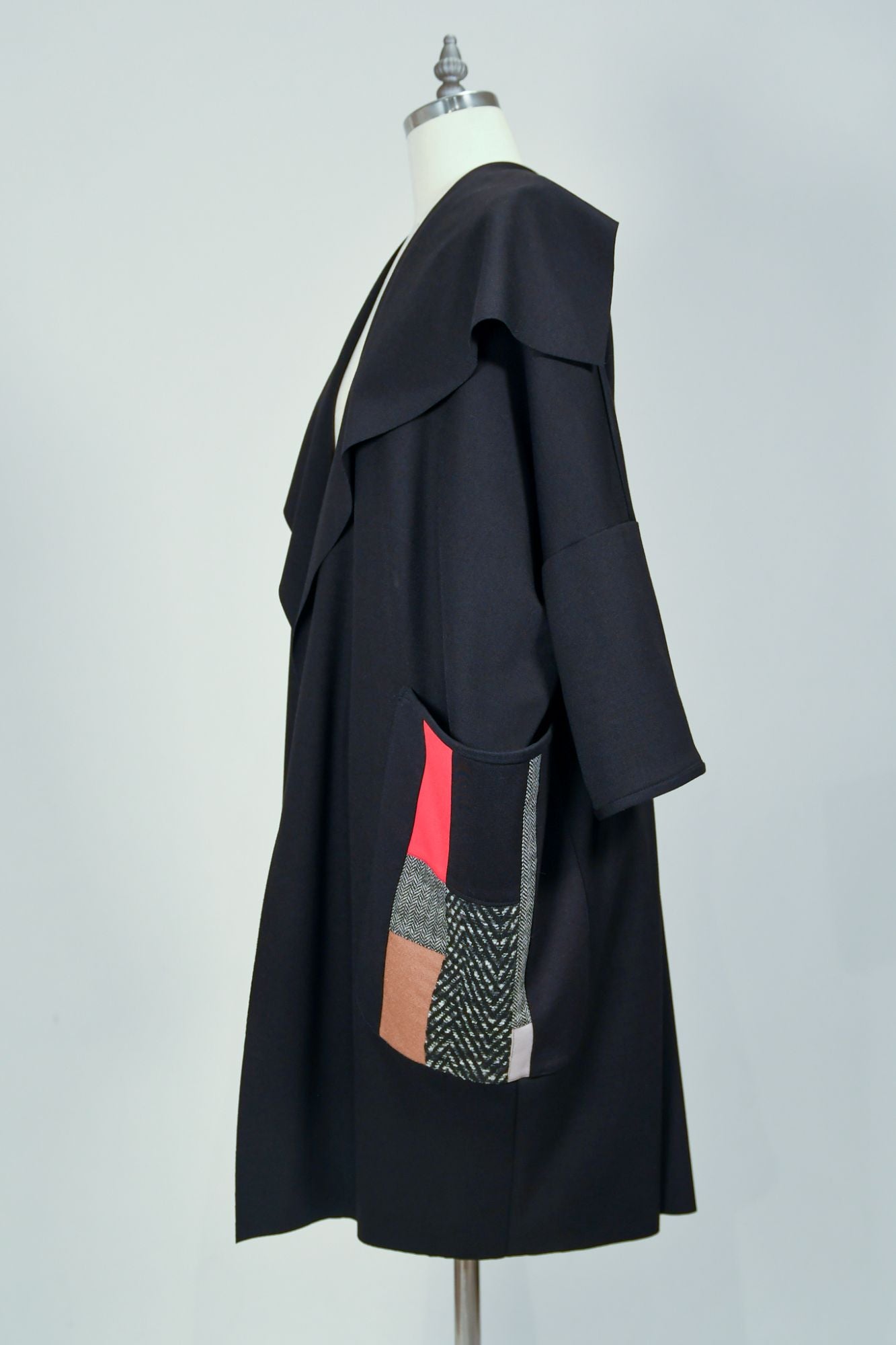 Madelaine | One-of-a-kind Black Ponte Coat