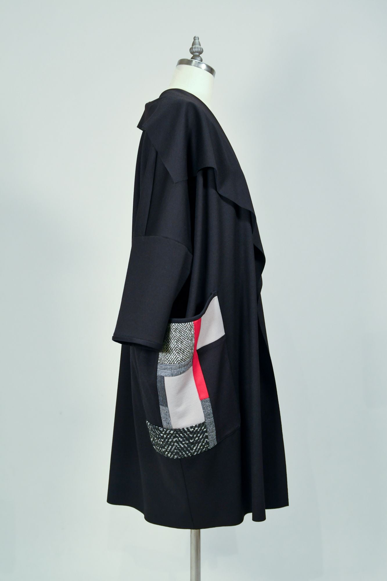Madelaine | One-of-a-kind Black Ponte Coat