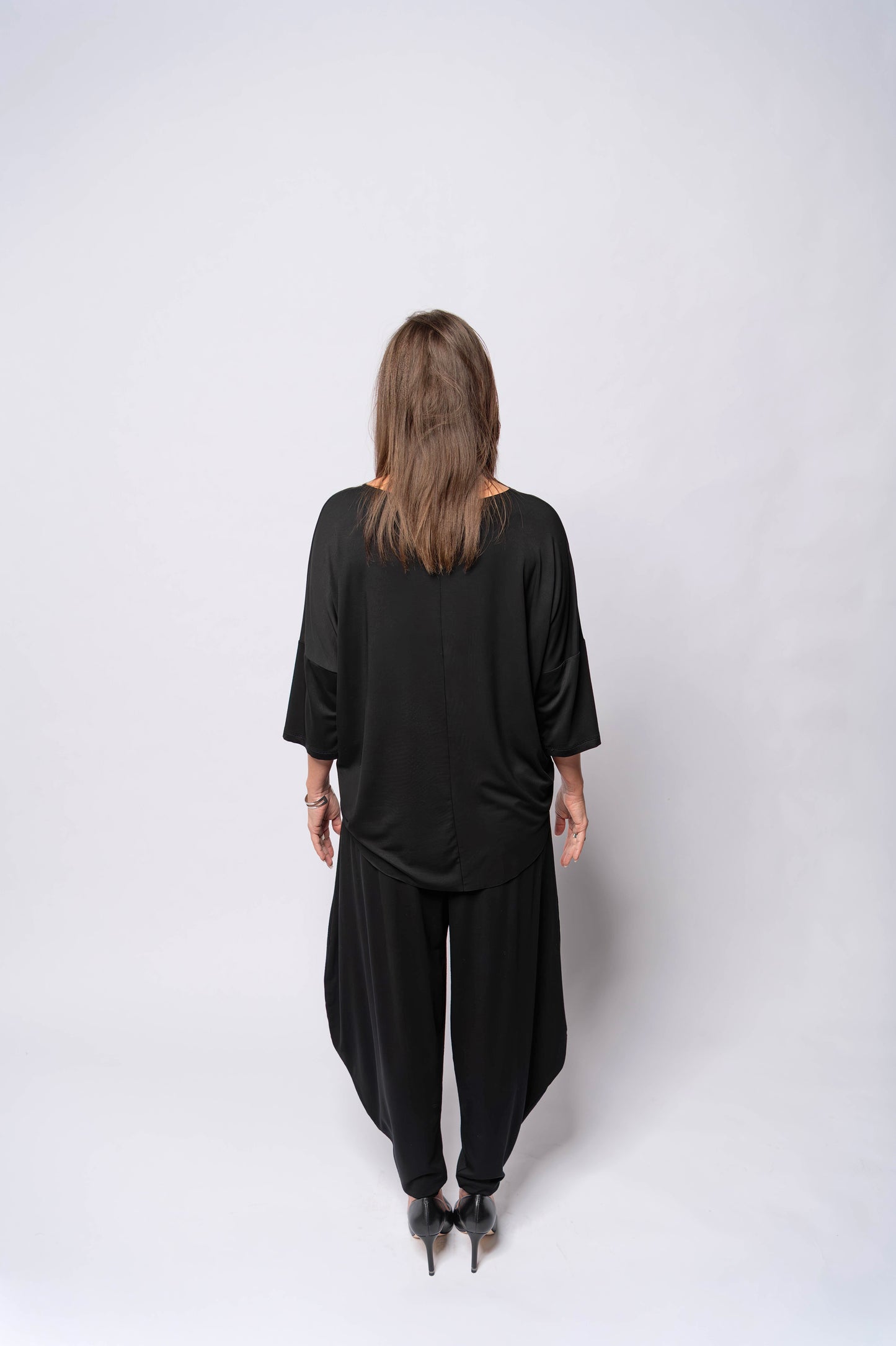 Hampton | 3/4 Sleeve Oversized O-shape Top