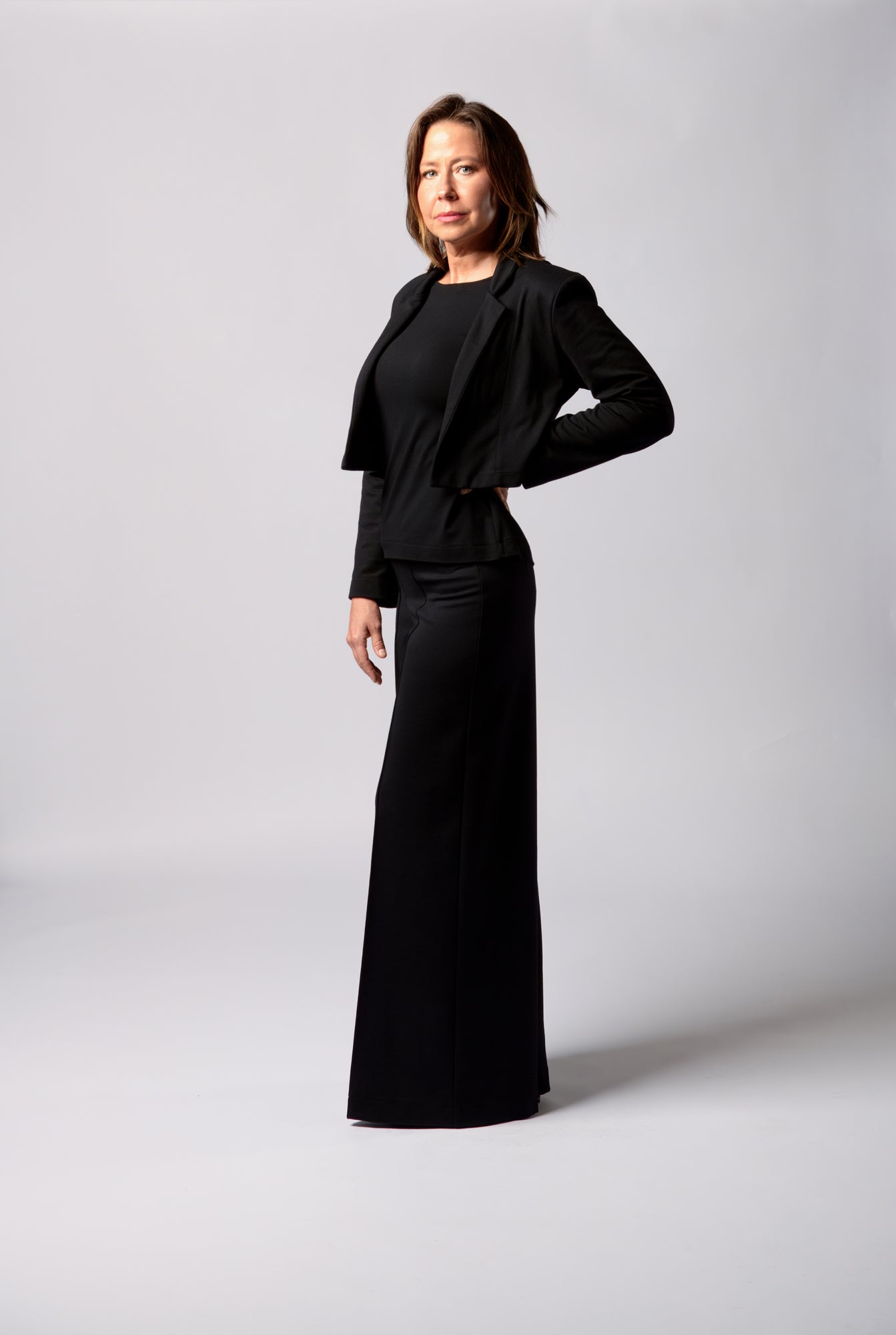 Vanessa | Black Cropped Jacket