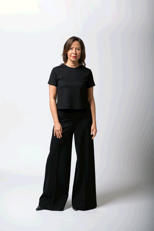 Morgan | Black Wide Pants