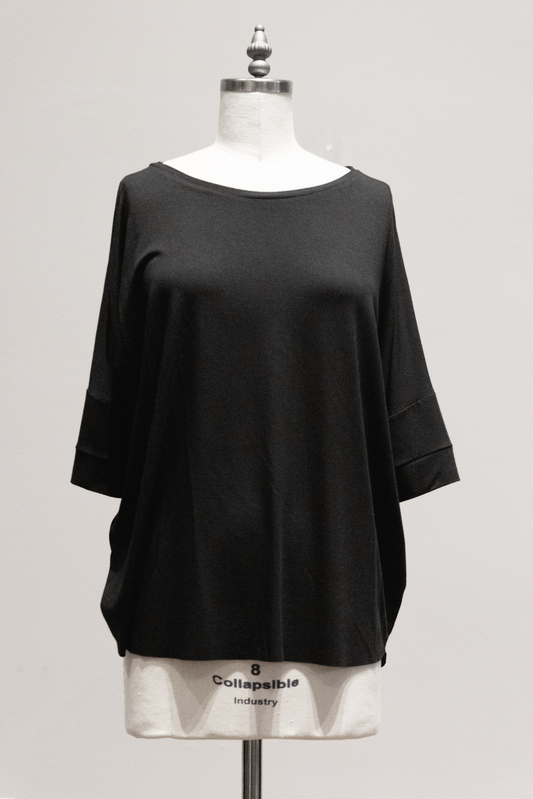 Isabella | Oversized O-Shape 1/2 Sleeve Top