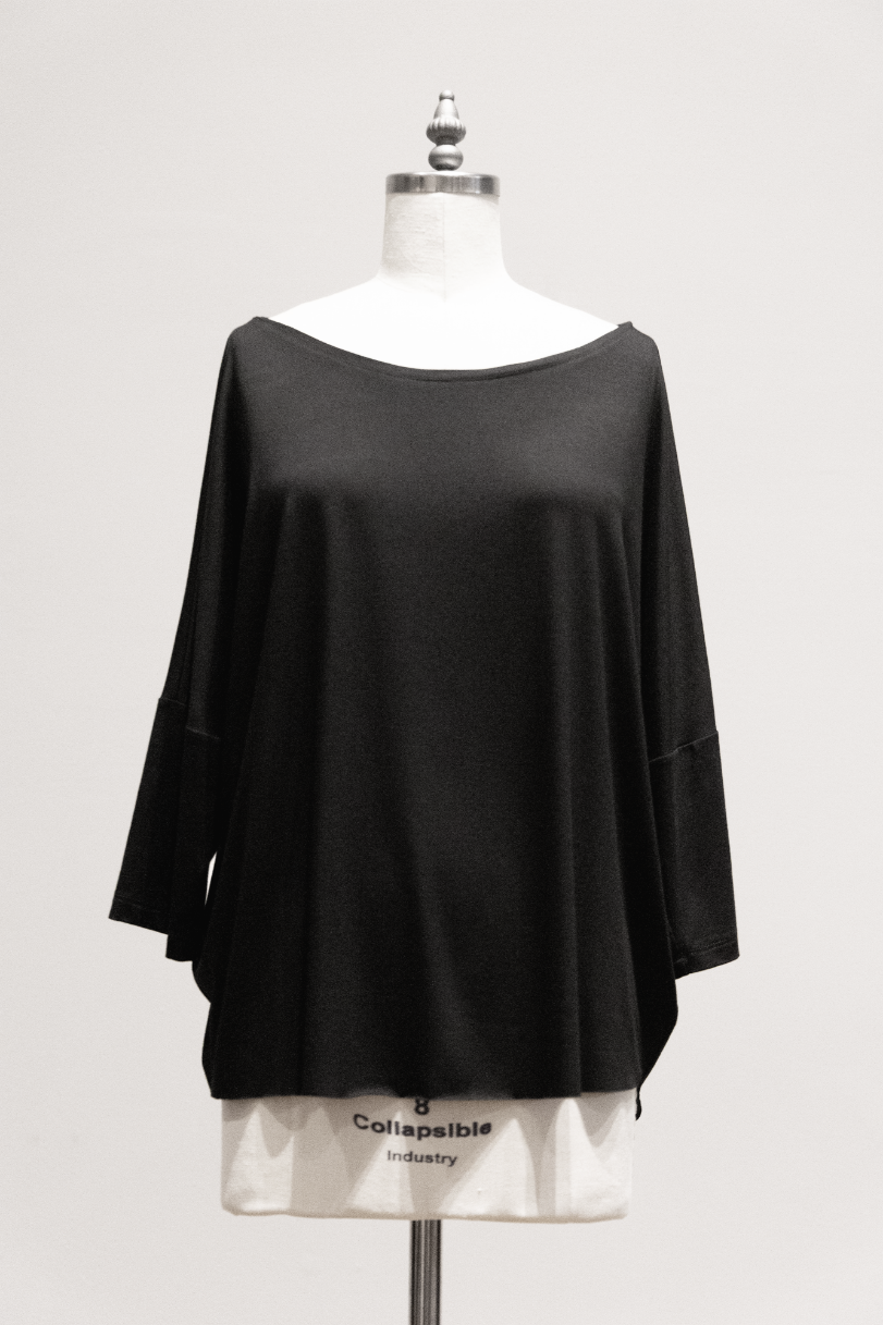 Hampton | 3/4 Sleeve Oversized O-shape Top
