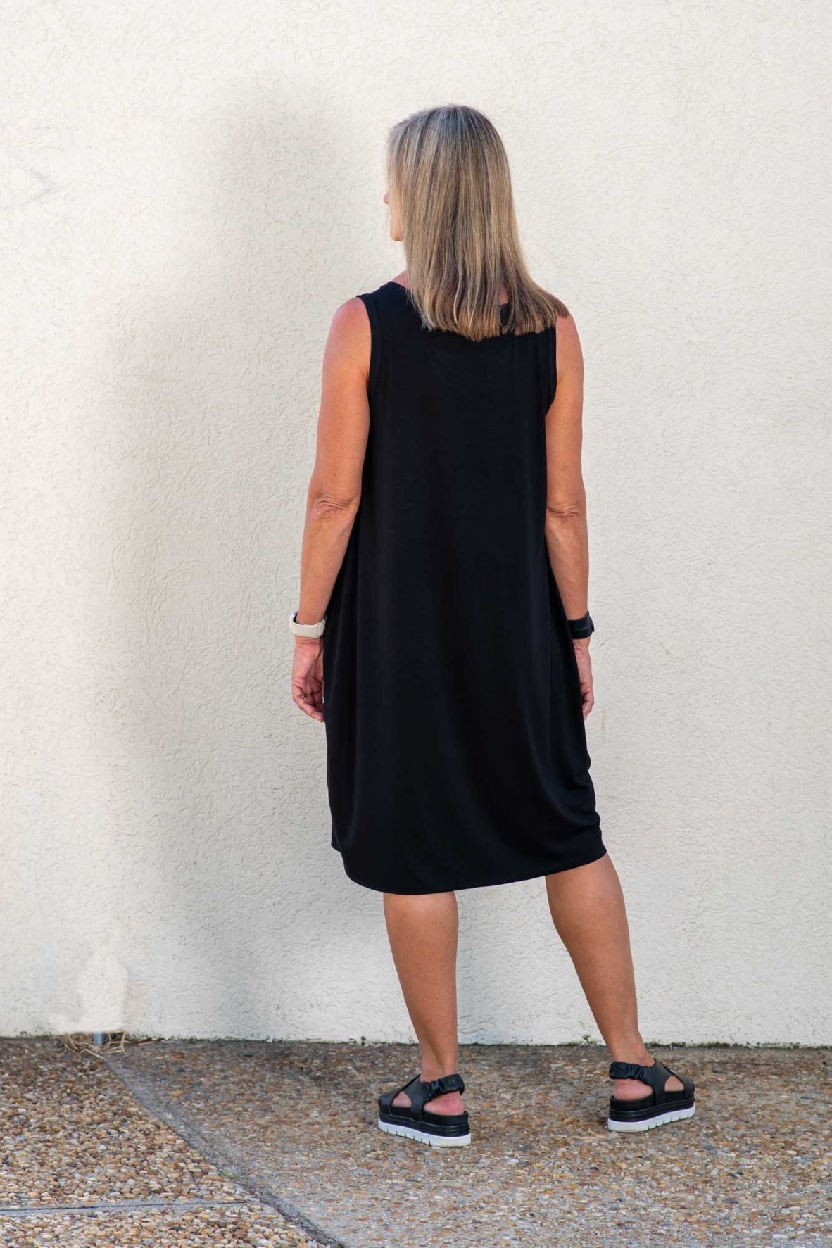 Dorothea | Black Tank Jersey Dress