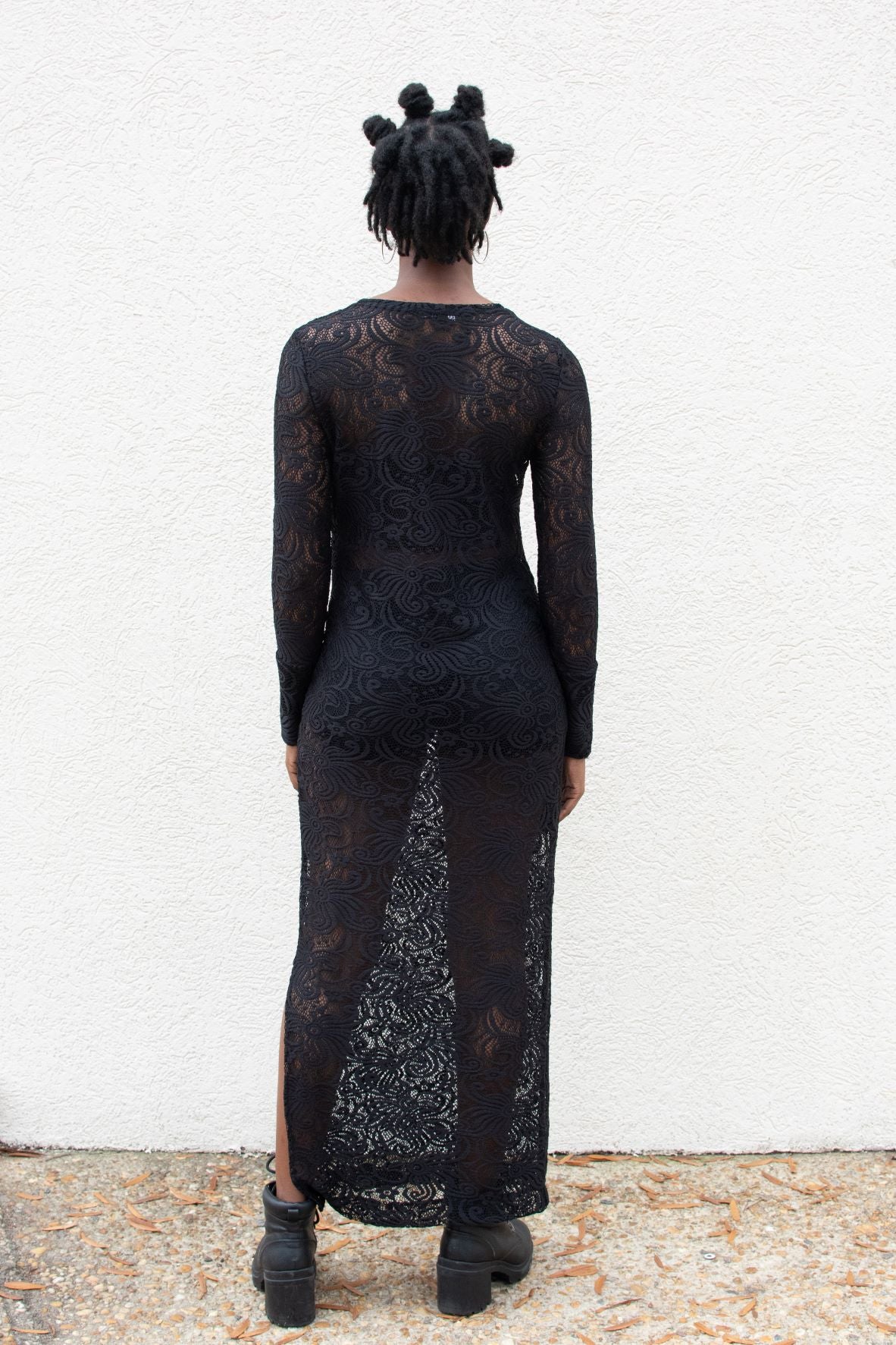 Kim | Black Lace Dress
