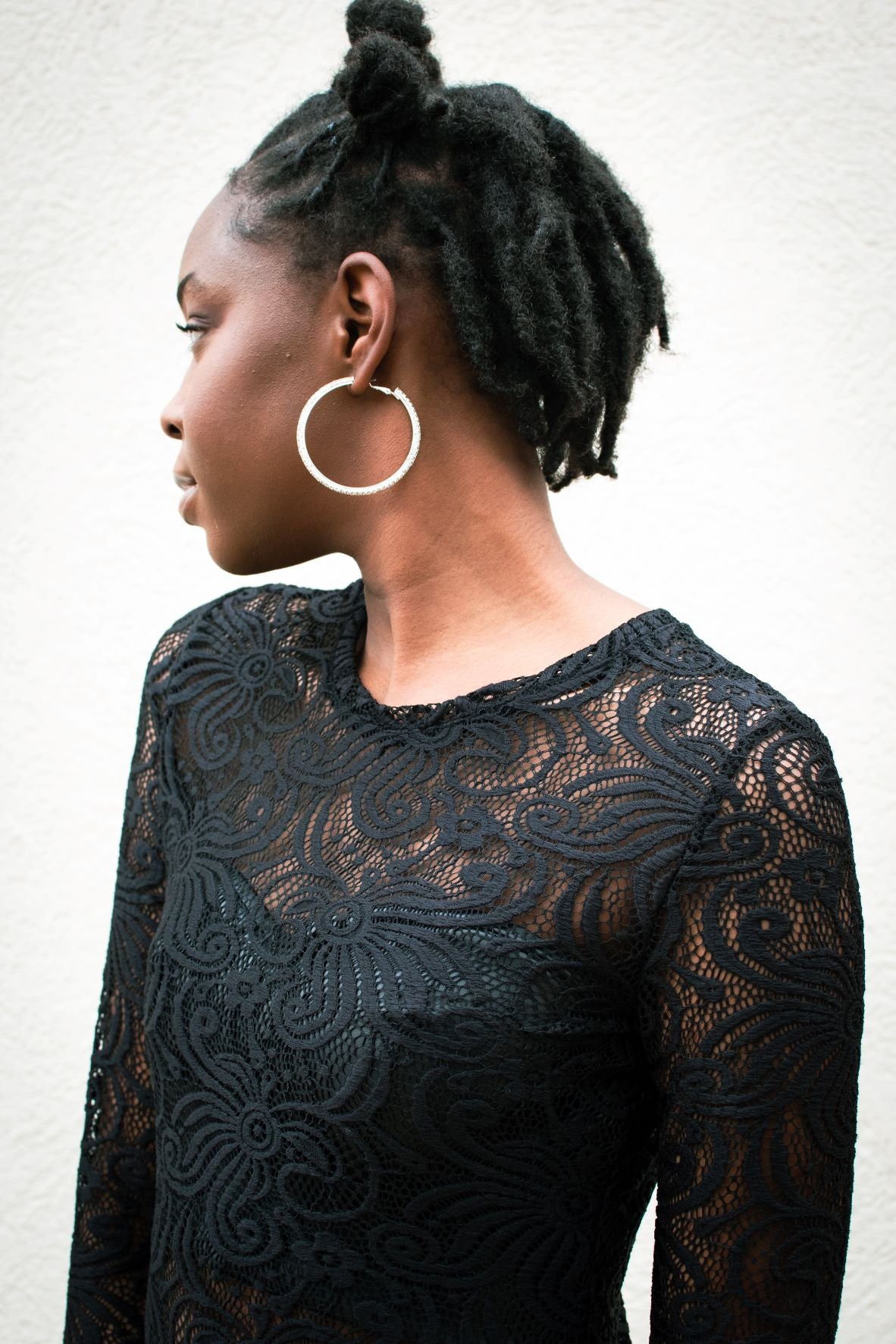 Kim | Black Lace Dress