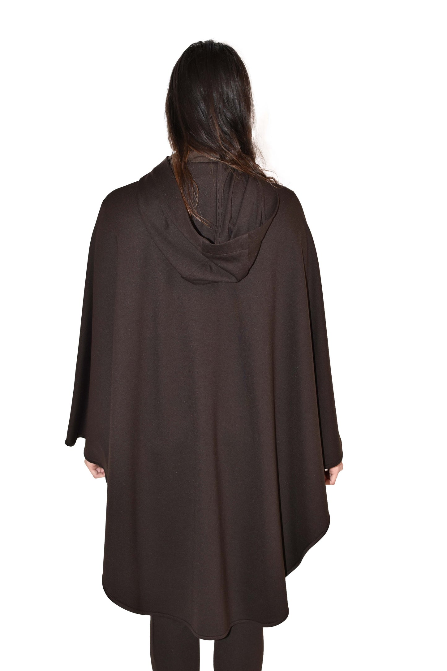 Charly | Brown Jersey Cape