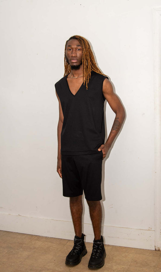 Rick | Black Bermuda Shorts