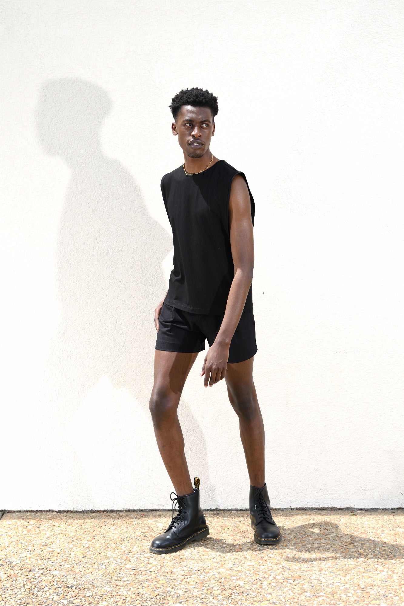 Jacob | Black Sleeveless Top